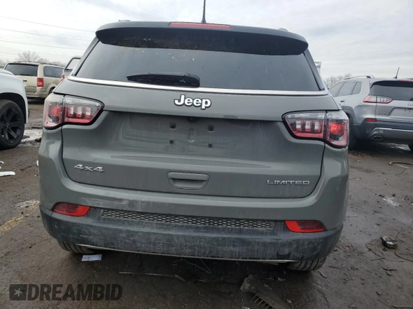 2023 Jeep Compass (RED) Edition with VIN 3C4NJDCN3PT558651, listed as a Copart auction lot 46453725 with Not Provided miles and Non Repairable. Bid and sale history available at carsss.com. Image 6.