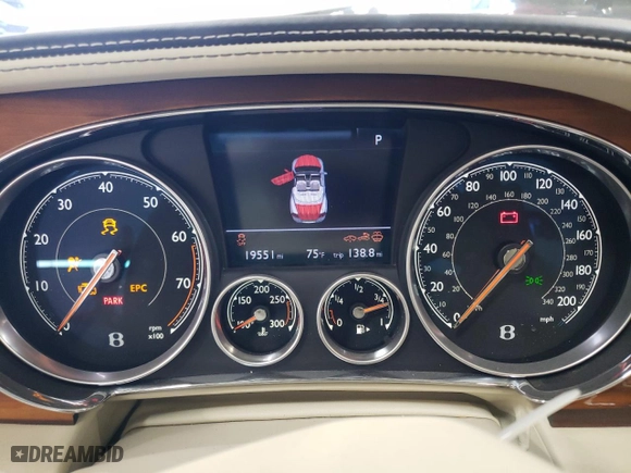 2018 Bentley Continental GT with VIN SCBGU3ZA9JC066355, listed as a Copart auction lot 69821164 with 19,551 mi miles and Salvage Title. Bid and sale history available at carsss.com. Image 9.