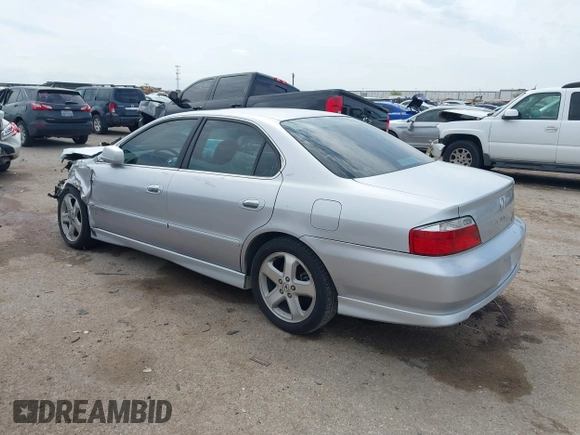 2003 Acura TL Type S with VIN 19UUA56843A067547, listed as a IAAI auction lot 41895483 with 178,906 mi miles. Bid and sale history available at carsss.com. Image 3.