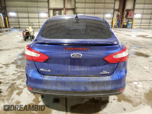 2013 Ford Focus SE with VIN 1FADP3F29DL285413, listed as a Copart auction lot 44366405 with Not Provided miles and Salvage Title. Bid and sale history available at carsss.com. Image 6.