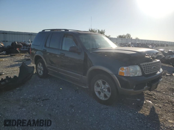 2003 Ford Explorer Eddie Bauer z VIN 1FMZU64K93UC10258, wystawiony jako Copart lot #75002904 z przebiegiem 191 287 mil mil oraz Szkoda całkowita • Salvage title. Historia ofert i sprzedaży dostępna na DreamBid. Obrazek 4.