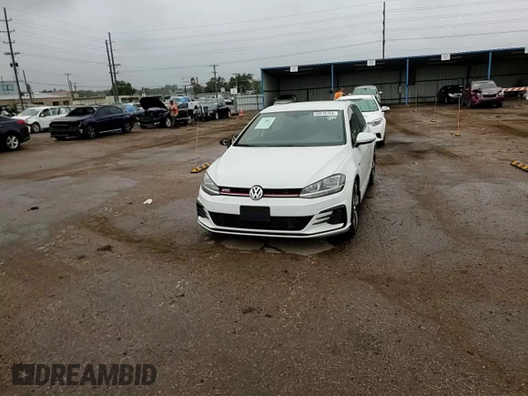 2019 Volkswagen Golf GTI S with VIN 3VW6T7AUXKM000967, listed as a Copart auction lot 58516754 with 43,355 mi miles and Salvage Title. Bid and sale history available at carsss.com. Image 11.