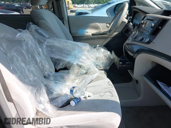 2011 Toyota Sienna LE AAS with VIN 5TDKK3DC1BS107728, listed as a IAAI auction lot 42454579 with Not provided miles and . Bid and sale history available at DreamBid. Image 5.