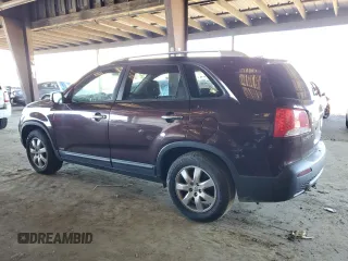 2012 Kia Sorento LX with VIN 5XYKTDA28CG243352, listed as a Copart auction lot 49728075 with 214,974 mi miles and Clean Title. Bid and sale history available at carsss.com. Image 2.