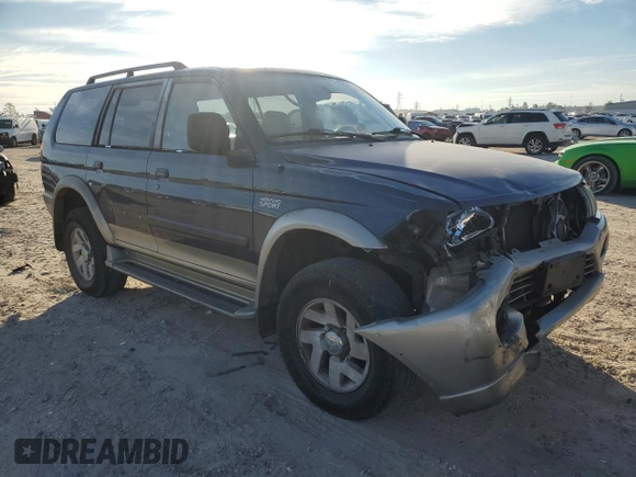 2001 Mitsubishi Montero Sport XLS with VIN JA4LS31H41P046771, listed as a Copart auction lot 82642284 with 178,969 mi miles and Salvage Title. Bid and sale history available at carsss.com. Image 4.