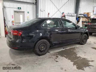2017 Volkswagen Jetta 1.4T S with VIN 3VW167AJ6HM205704, listed as a Copart auction lot 49948405 with 132,753 mi miles and Salvage Title. Bid and sale history available at carsss.com. Image 3.