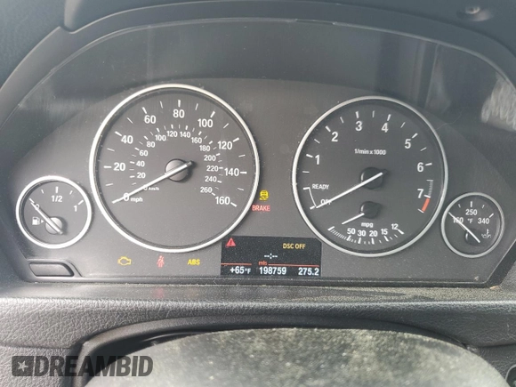 2013 BMW 3 Series 328i with VIN WBA3A5C55DF359374, listed as a Copart auction lot 51003225 with 198,759 mi miles and Salvage Title. Bid and sale history available at carsss.com. Image 9.