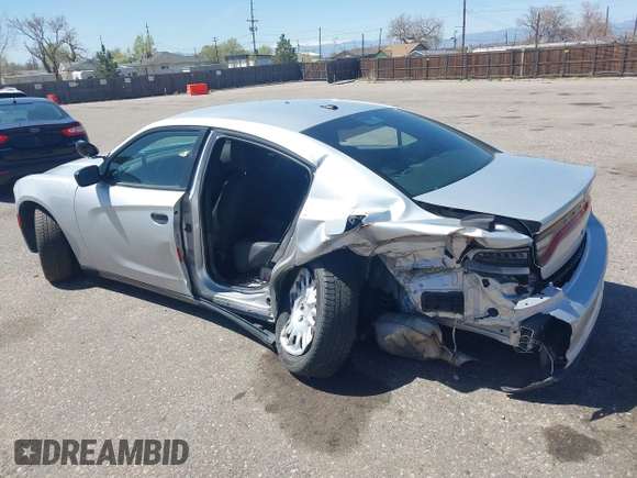2019 Dodge Charger Police with VIN 2C3CDXKT4KH647831, listed as a IAAI auction lot 41976021 with 35,515 mi miles and . Bid and sale history available at DreamBid. Image 3.