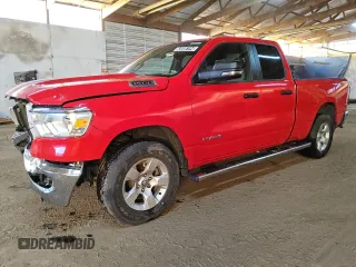 2023 Ram 1500 Big Horn with VIN 1C6RRFBG7PN634100, listed as a Copart auction lot 82856194 with 36,478 mi miles and Salvage Title. Bid and sale history available at carsss.com. Image 1.