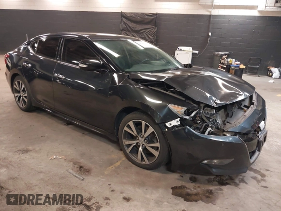 2017 Nissan Maxima S with VIN 1N4AA6APXHC362966, listed as a IAAI auction lot 42399271 with 152,016 mi miles and . Bid and sale history available at DreamBid. Image 1.