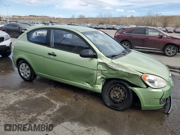 2008 Hyundai Accent GS with VIN KMHCM36C28U097822, listed as a Copart auction lot 49162275 with 83,128 mi miles and Salvage Title. Bid and sale history available at carsss.com. Image 4.