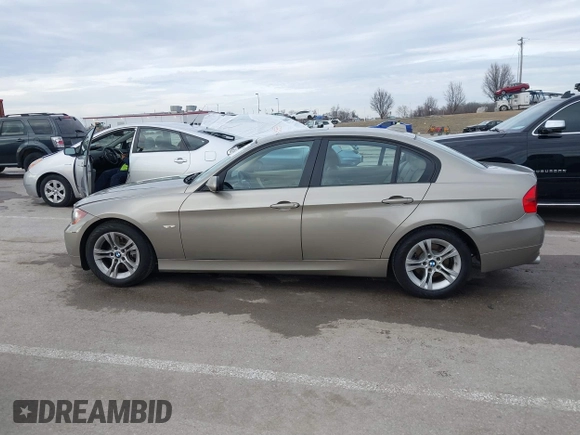 2008 BMW 3 Series 328i with VIN WBAVA33518K053136, listed as a IAAI auction lot 41640409 with 89,506 mi miles and . Bid and sale history available at DreamBid. Image 14.