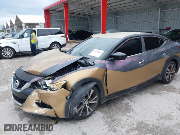 2017 Nissan Maxima SV с VIN 1N4AA6AP4HC416214, выставлен на аукционе IAAI как лот 42246147 с пробегом 102 893 миль миль и . История ставок и продаж доступна на DreamBid. Изображение 2.