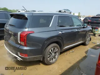 2020 Hyundai Palisade SEL with VIN KM8R2DHE0LU069644, listed as a Copart auction lot 59592405 with 78,198 mi miles and Salvage title. Bid and sale history available at DreamBid. Image 3.