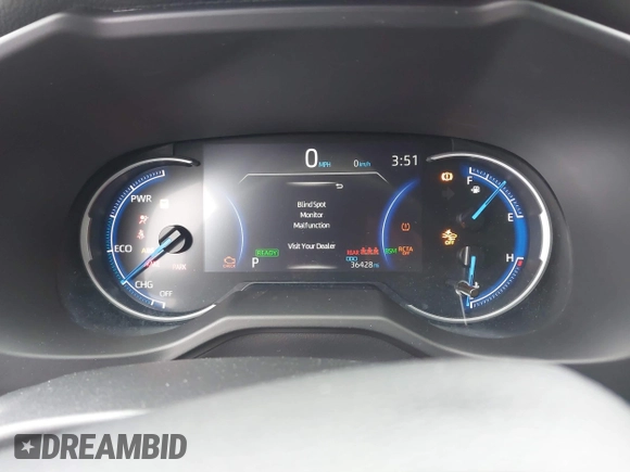 2024 Toyota RAV4 Hybrid SE with VIN 2T3T6RFV0RW055852, listed as a IAAI auction lot 41804088 with 36,428 mi miles and . Bid and sale history available at DreamBid. Image 7.