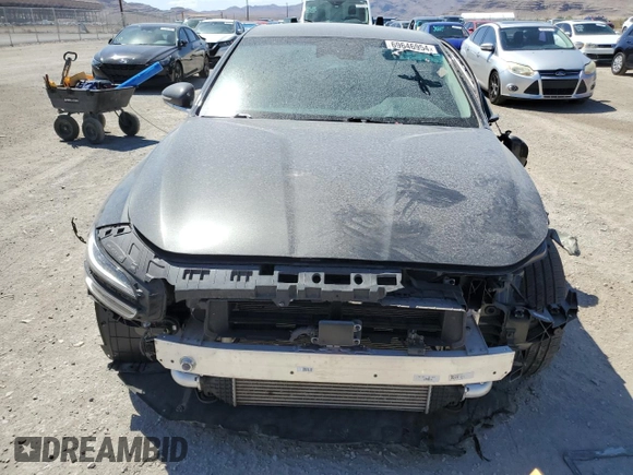 2022 Genesis G70 2.0T with VIN KMTG34TA3NU099562, listed as a Copart auction lot 69646954 with 50,334 mi miles and Salvage Title. Bid and sale history available at carsss.com. Image 5.
