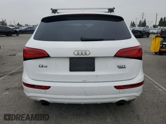 2015 Audi Q5 Premium with VIN WA1CFAFPXFA065733, listed as a Copart auction lot 59793155 with 133,803 mi miles and Salvage title. Bid and sale history available at DreamBid. Image 6.