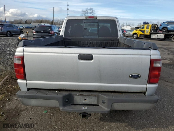 2001 Ford Ranger XL Fleet with VIN 1FTZR15U01TA03575, listed as a Copart auction lot 43755965 with 168,669 mi miles and Salvage Title. Bid and sale history available at carsss.com. Image 6.