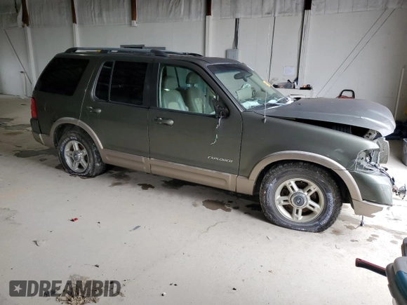 2002 Ford Explorer Eddie Bauer with VIN 1FMZU74W32UA57464, listed as a Copart auction lot 47766135 with Not Provided miles and Non Repairable. Bid and sale history available at DreamBid. Image 4.