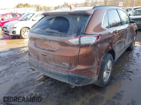 2017 Ford Edge SEL with VIN 2FMPK4J88HBB50397, listed as a IAAI auction lot 41748770 with 95,300 mi miles. Bid and sale history available at carsss.com. Image 4.