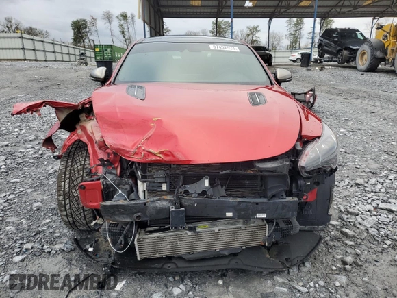2020 Kia Stinger GT1 with VIN KNAE45LC6L6082408, listed as a Copart auction lot 87457524 with 84,510 mi miles and Salvage Title. Bid and sale history available at DreamBid. Image 5.