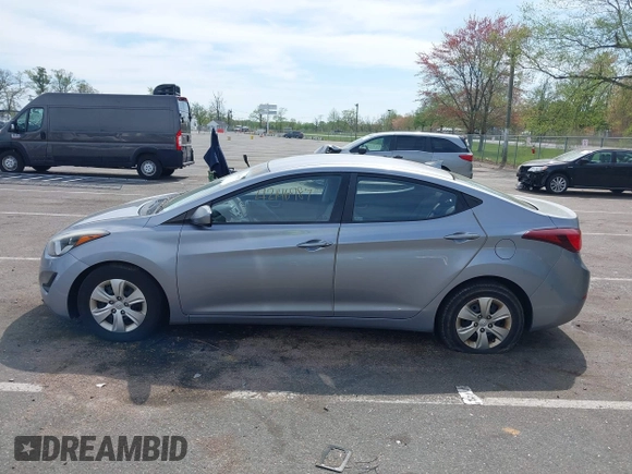 2016 Hyundai Elantra SE with VIN 5NPDH4AE7GH747894, listed as a IAAI auction lot 42146987 with 131,201 mi miles and . Bid and sale history available at DreamBid. Image 14.
