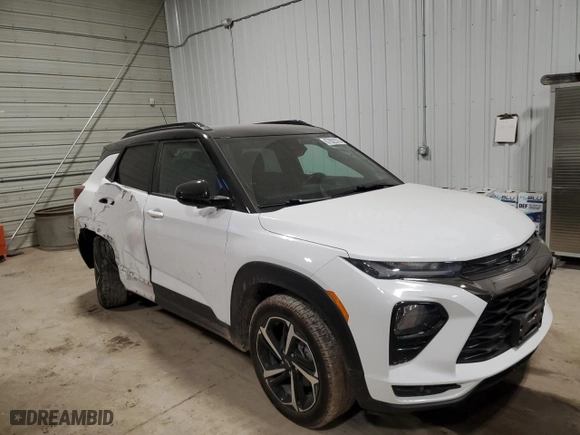 2021 Chevrolet TrailBlazer RS with VIN KL79MTSL4MB135672, listed as a Copart auction lot 87802575 with 69,891 mi miles and Salvage Title. Bid and sale history available at carsss.com. Image 4.