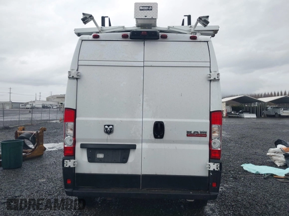 2020 Ram ProMaster Cargo with VIN 3C6TRVDG2LE139671, listed as a IAAI auction lot 41089870 with 64,821 mi miles and . Bid and sale history available at carsss.com. Image 16.