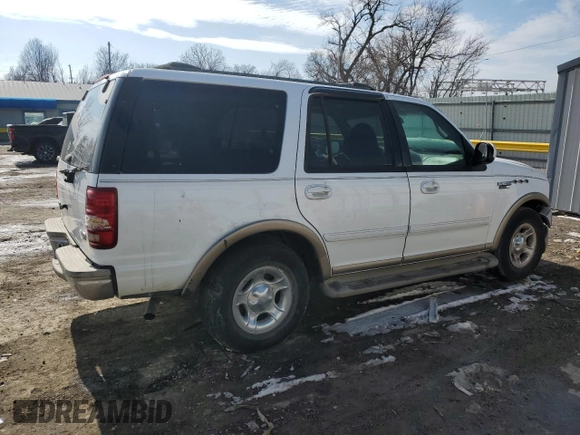 2002 Ford Expedition Eddie Bauer z VIN 1FMRU17L32LA35548, wystawiony jako Copart lot #48061335 z przebiegiem Nie podano mil oraz Szkoda całkowita • Salvage title. Historia ofert i sprzedaży dostępna na DreamBid. Obrazek 3.
