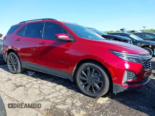2023 Chevrolet Equinox RS with VIN 3GNAXMEG3PS153365, listed as a IAAI auction lot 42046883 with 72,191 mi miles and . Bid and sale history available at DreamBid. Image 14.