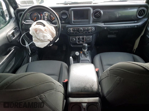 2020 Jeep Wrangler Unlimited Freedom with VIN 1C4HJXDG2LW165369, listed as a Copart auction lot 60552125 with 93,853 mi miles and Salvage title. Bid and sale history available at DreamBid. Image 8.