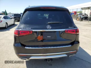 2021 Mercedes-Benz GLS 450 with VIN 4JGFF5KE8MA390873, listed as a Copart auction lot 58944395 with 47,115 mi miles and Salvage title. Bid and sale history available at DreamBid. Image 6.