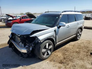 2024 Hyundai Santa Fe Limited with VIN 5NMP44GL3RH017107, listed as a Copart auction lot 47142385 with 21,754 mi miles and Salvage Title. Bid and sale history available at carsss.com. Image 1.