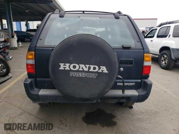 1999 Honda Passport LX with VIN 4S6CK58W4X4412165, listed as a Copart auction lot 43263565 with 0 mi miles and Clean Title. Bid and sale history available at carsss.com. Image 6.