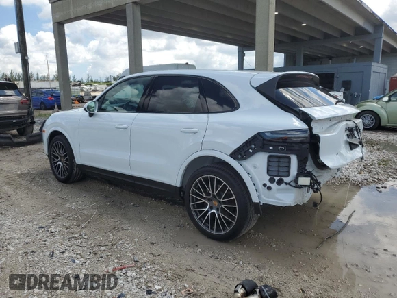 2023 Porsche Cayenne with VIN WP1AA2AY0PDA01300, listed as a Copart auction lot 56468895 with 32,576 mi miles and Salvage title. Bid and sale history available at DreamBid. Image 2.