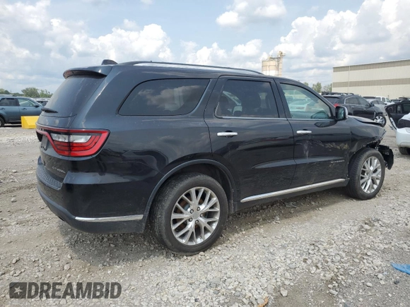 2014 Dodge Durango Citadel with VIN 1C4RDJEG5EC331766, listed as a Copart auction lot 64064154 with 92,018 mi miles and Salvage title. Bid and sale history available at DreamBid. Image 3.
