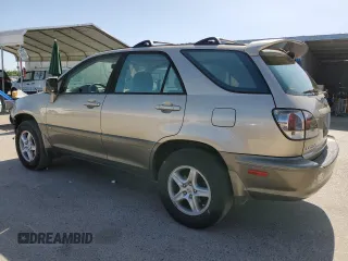 2002 Lexus RX 300 with VIN JTJGF10U220134577, listed as a Copart auction lot 61478865 with 162,872 mi miles and Salvage title. Bid and sale history available at DreamBid. Image 2.