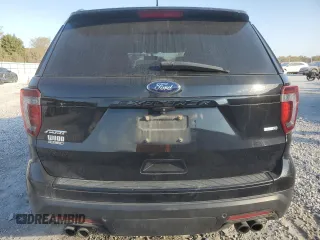 2018 Ford Explorer Sport with VIN 1FM5K8GT4JGB11220, listed as a Copart auction lot 50001345 with 134,314 mi miles and Salvage title. Bid and sale history available at DreamBid. Image 6.