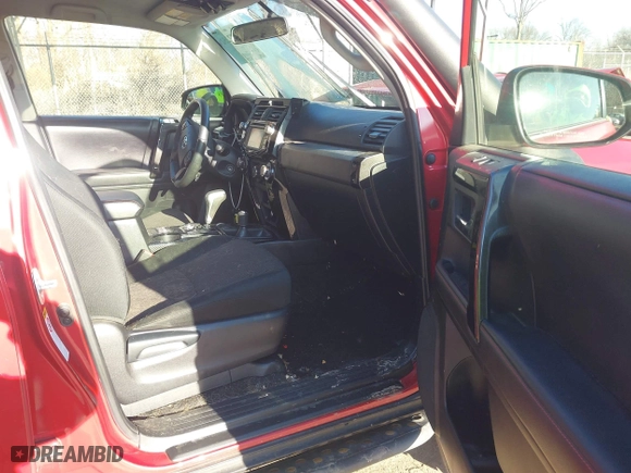 2019 Toyota 4Runner SR5 with VIN JTEBU5JR8K5615811, listed as a IAAI auction lot 41152252 with 96,449 mi miles. Bid and sale history available at carsss.com. Image 5.