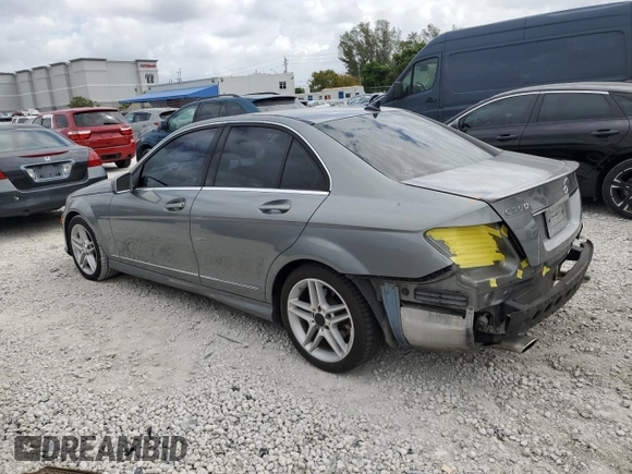 2013 Mercedes-Benz C 350 Sport with VIN WDDGF5HB3DA816948, listed as a Copart auction lot 51759835 with 80,217 mi miles and Salvage Title. Bid and sale history available at DreamBid. Image 2.