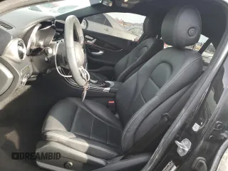 2020 Mercedes-Benz C with VIN WDDWF8DB2LR563401, listed as a Copart auction lot 87764985 with 46,262 mi miles and Salvage Title. Bid and sale history available at carsss.com. Image 7.
