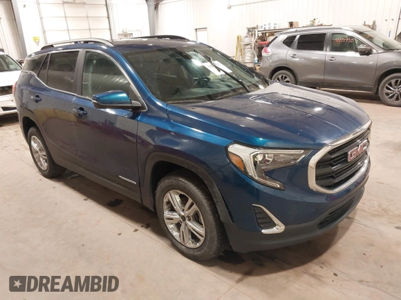 2021 GMC Terrain SLE z VIN 3GKALTEV5ML368091, wystawiony jako IAAI lot #42270275 z przebiegiem 59 442 mil mil oraz . Historia ofert i sprzedaży dostępna na DreamBid. Obrazek 1.