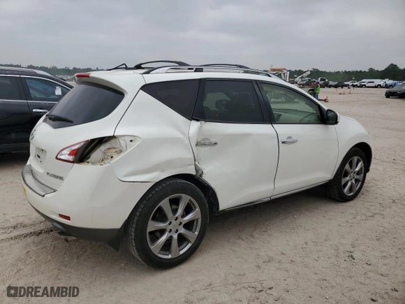2012 Nissan Murano SL with VIN JN8AZ1MU4CW121388, listed as a Copart auction lot 49746185 with 139,371 mi miles and Salvage Title. Bid and sale history available at carsss.com. Image 3.