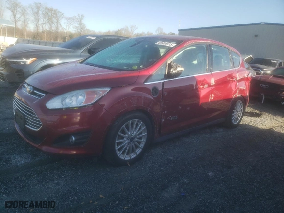 2013 Ford C-Max Energi SEL with VIN 1FADP5CU6DL547390, listed as a Copart auction lot 50466915 with 111,104 mi miles and Salvage Title. Bid and sale history available at carsss.com. Image 1.