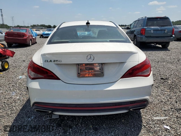 2018 Mercedes-Benz CLA 250 with VIN WDDSJ4EB4JN692071, listed as a Copart auction lot 54217165 with 139,609 mi miles and Salvage title. Bid and sale history available at DreamBid. Image 6.
