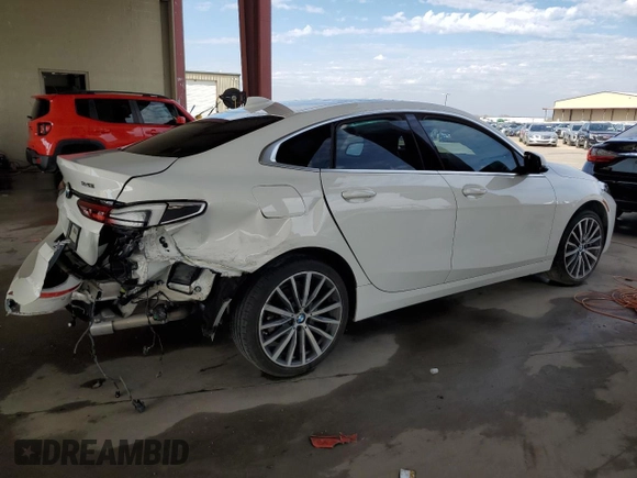2021 BMW 2 Series 228i with VIN WBA53AK03M7J34205, listed as a Copart auction lot 50323325 with 44,242 mi miles and Salvage Title. Bid and sale history available at DreamBid. Image 3.