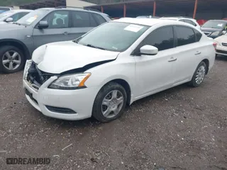 2014 Nissan Sentra SV with VIN 3N1AB7APXEL608866, listed as a IAAI auction lot 41557136 with 119,415 mi miles. Bid and sale history available at carsss.com. Image 2.