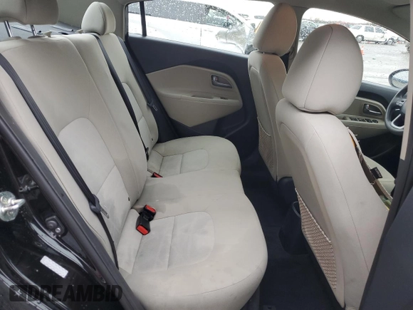 2013 Kia Rio LX with VIN KNADM4A30D6293873, listed as a Copart auction lot 43334195 with 65,571 mi miles and Salvage Title. Bid and sale history available at DreamBid. Image 10.