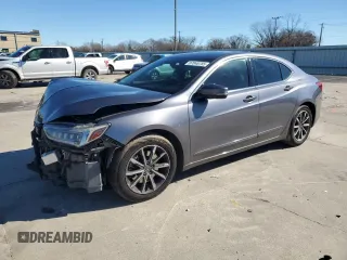 2018 Acura TLX w/Technology Pkg with VIN 19UUB1F57JA005679, listed as a Copart auction lot 87848785 with 0 mi miles and Salvage Title. Bid and sale history available at carsss.com. Image 1.