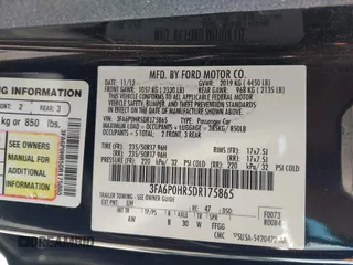 2013 Ford Fusion SE with VIN 3FA6P0HR5DR175865, listed as a IAAI auction lot 42437293 with 104,611 mi miles and . Bid and sale history available at DreamBid. Image 9.